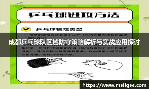 成都乒乓球队区域防守策略解析与实战应用探讨