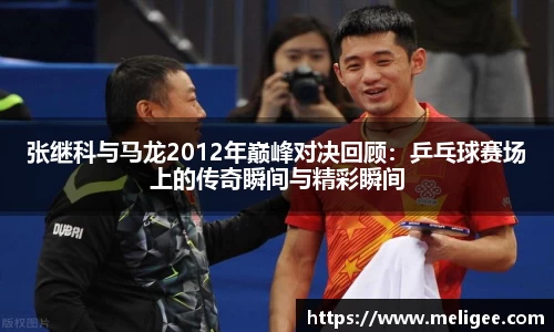 张继科与马龙2012年巅峰对决回顾：乒乓球赛场上的传奇瞬间与精彩瞬间