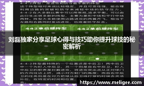 刘磊独家分享足球心得与技巧助你提升球技的秘密解析