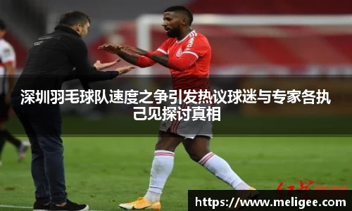 深圳羽毛球队速度之争引发热议球迷与专家各执己见探讨真相